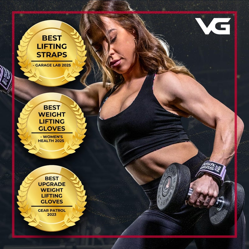 Versa Gripps Classic, Made in USA, Wrist Straps for Weightlifting Alternative, Best Training Accessory, SM, Blue Label - Image 4
